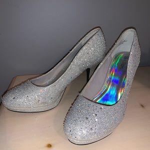 Silver Slipper heels